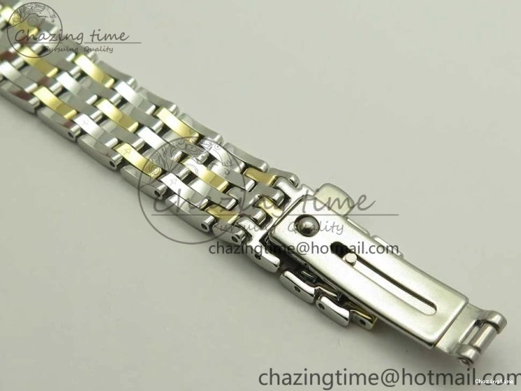 0512 Versatile De Ville Prestige Ladies 32.7mm SS MKF 1:1 Best Edition White MOP Dial Roman Markers on SS YG Bracelet MIYOTA 7967
